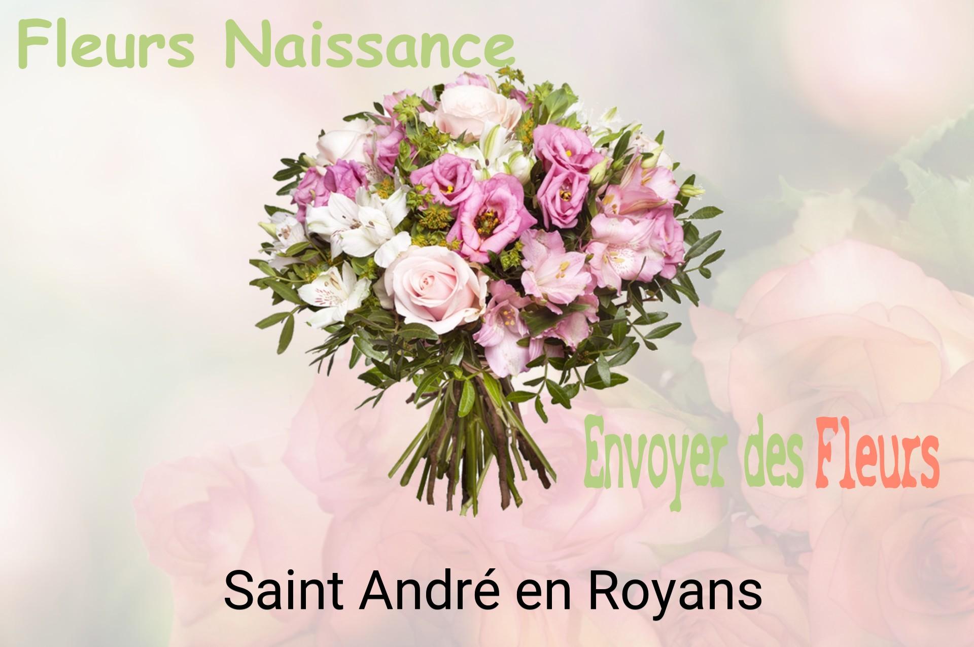 Bouquet de fleurs de naissance livré à Saint-André-en-Royans